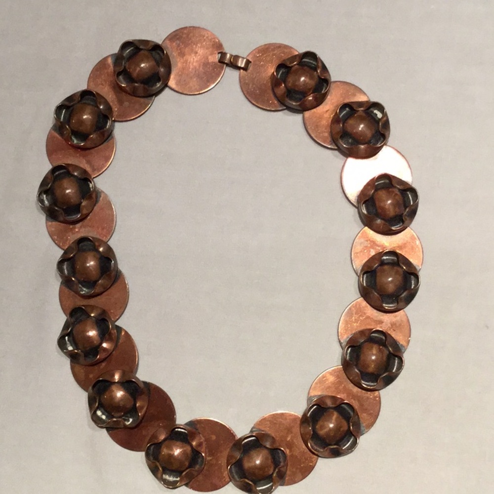 Vintage copper necklace 16”